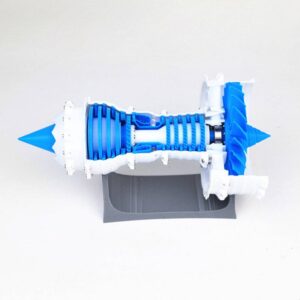 3D Printed Aero Engine Model Turbofan Jet Engine Model DIY Stem Engine Toy