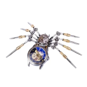 DIY Assembled Model Kit Metal Mechanical Clock Model Creative Gift