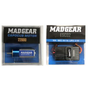 MADGEAR CAPOCUB Customized 22000 motor & 30A ESC KIT for CAPO CUB1 1:18 RC car