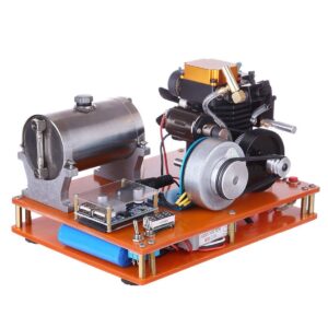 TOYAN 4 stroke Methanol Engine DIY 12V Electric Generator Science Education Laboratory Engine