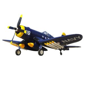 1200mm Wingspan RC Airplane War Plane Fighter Model with Auto Landing Gear - PNP (Navy Blue)