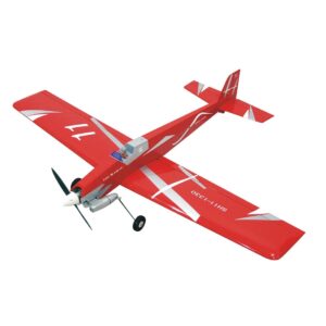 Assembly 1330mm Wingspan Electric Sport Plane Balsa Wooden Airplane KIT SH11-1330 - Red