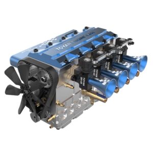 FS-L400 Inline 4 Cylinder 4 Stroke Assembly Engine Model