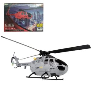 2.4G 4CH BO105 Armed RC Helicopter Military Aircraft Model - RTF Version