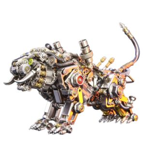 700PCS+ Bengal Tiger 3D Assembly Metal Model Kits