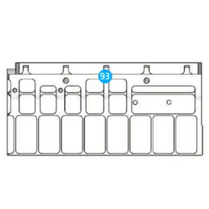 #93 Engine Block with Crankshaft Support for TOYAN FS-L400 Engine Model