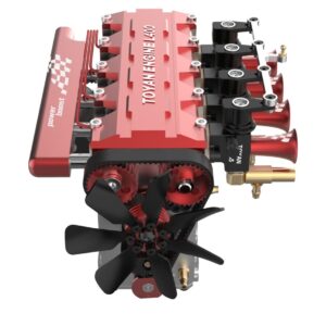 Assembled Toyan FS-L400 14cc Inline Four-cylinder Four-stroke Water-cooled Nitro Engine Model - RTR Version