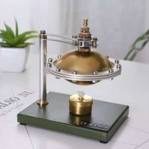 Assembly UFO Spin Suspension Hero's Steam Engine with Copper Boiler