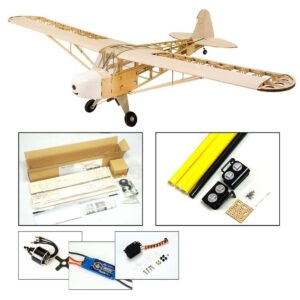 Balsa Wood RC Airplane Electric Trainer Plane 1800mm Assembly KIT