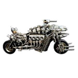Build a Motorcycle 3D DIY Metal Mode Kits Gift for Bikers 900+PCS