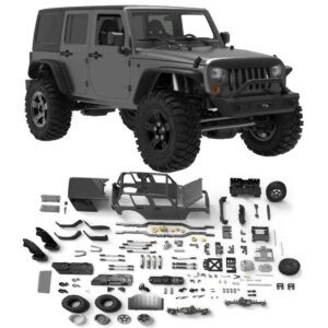 CAPO CUB2 Electric 1/18 4WD RC Car Metal Off-road Climbing Car Model KIT