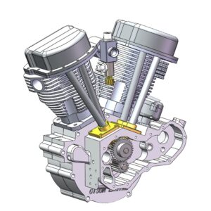 CISON FG-VT9 9cc V-twin V2 Engine Four-stroke Air-cooled Motorcycle RC Gasoline Engine