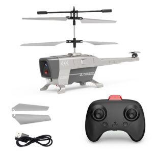 CX068 Drone 2.4G RC Airplane 3.5 CH Dual-Prop Gyro Stabilized Aircraft Model with Bright Night Navigation Lights - RTF Version