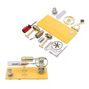 ENJOMOR DIY Your Gamma LED Sterling Engine Generator Model KIT