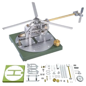 ENJOMOR Gamma Hot Air Stirling Engine Helicopter with Base DIY Model Kit Stem