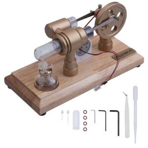 ENJOMOR Gamma LED Hot Air Stirling Engine Model