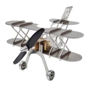 ENJOMOR Metal Stirling Engine Biplane Model Building Set