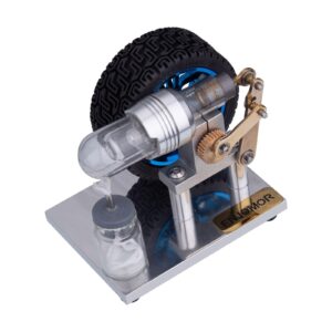 ENJOMOR Mini Rocker Arm Stirling engine Alpha Version with Tire