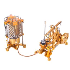 ENJOMOR Watt Reactor Model Steam Engine with Boiler Cool Science Project Toys