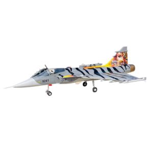 Gripen JAS-39 EPO RC EDF Jet Fighter RC Airplane Plane (ARF / PNP) - Tiger Pattern
