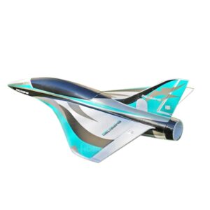 Hand Throwing Aircraft 550mm RC Fixed-wing Airplane PNP - Blue