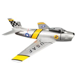 Mini F86 PNP RC Airplane Bypass Fighter 50mm Hand Throwing EPO - Silver
