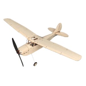 MinimumRC L-19 Cessna RC Mini Fixed-Wing Aircraft Model 3CH Balsa Wood Monoplane Toy