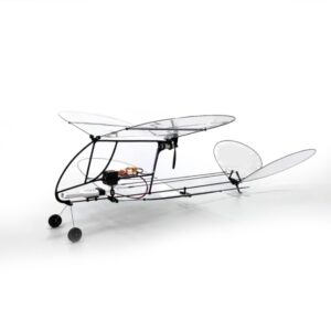 MinimumRC Shrimp V2 Mini Fixed-Wing Aircraft RC 3CH Ultralight Biplane Model Toy