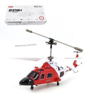 S111H 2.4G RC Airplane 3CH Dual-Prop Gyro Stabilized RC Helicopter Aircraft Model with Bright Night Navigation Lights - RTF Version