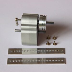 Sealed Metal Gearbox with Pulley Hanger for DIY Gasoline Powered Model Car