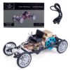 Teching Single Cylinder Steam Car Assembled Model Building Kits Used Engine