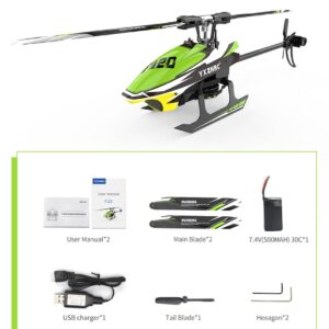 YU XIANG F120 2.4G 6CH Aircraft Direct Drive Brushless RC Helicopter Model RTF